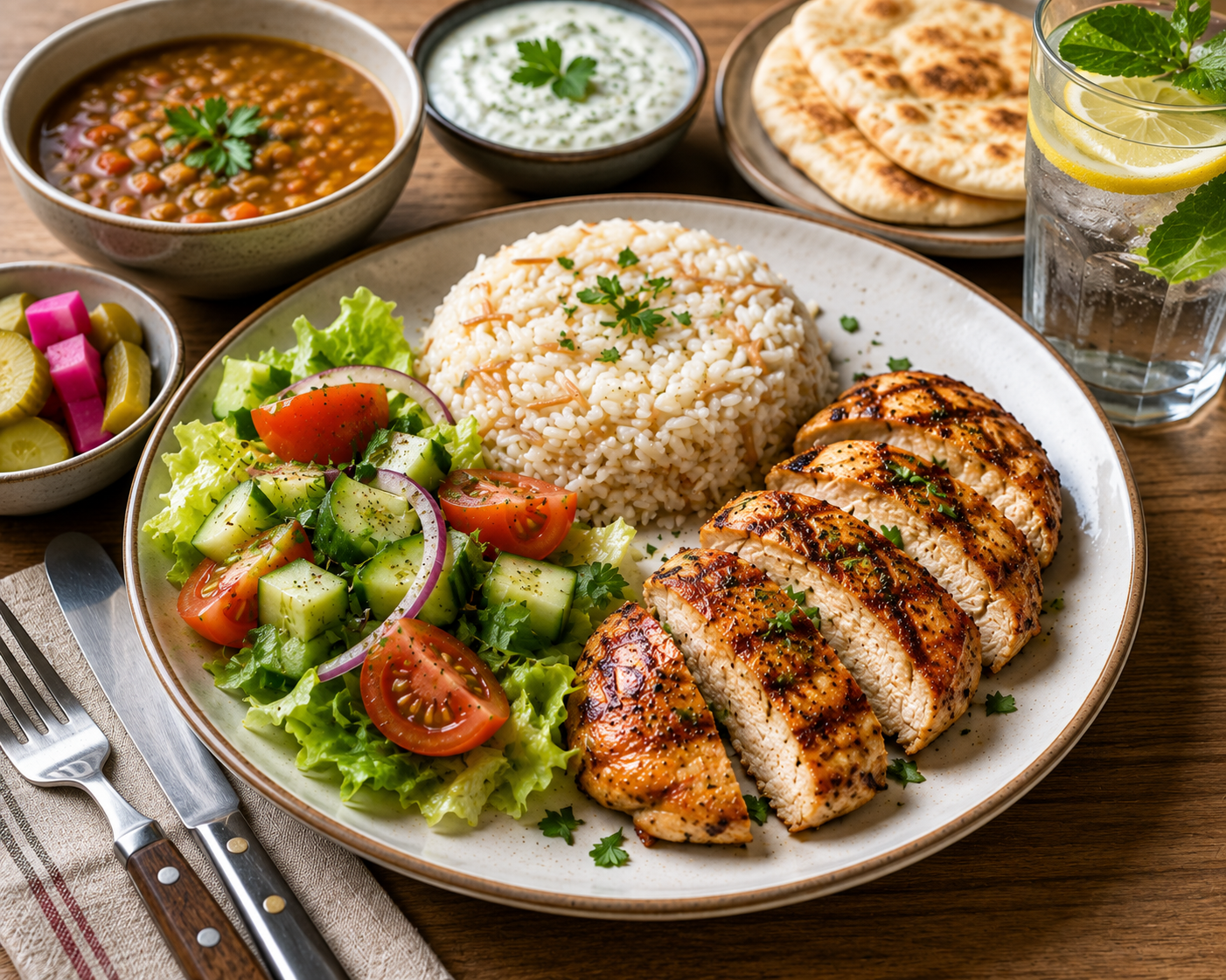 وجبات غداء أصل الجذور